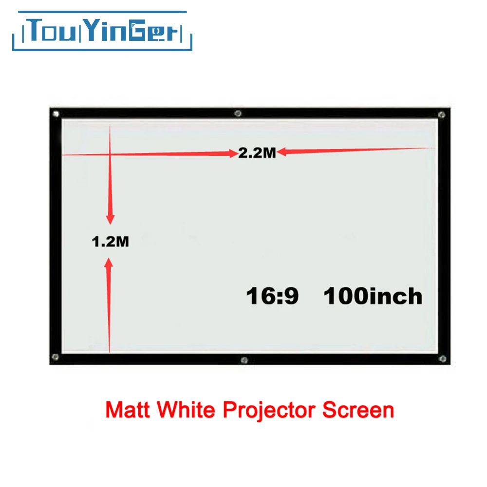 Buy Factory sales 100 inch 169 Projector HD Screen
