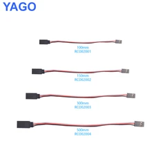 300 pcs Futaba Servo Extension Lead Wire Cable 100MM 150MM 300MM 500MM for futaba male plug