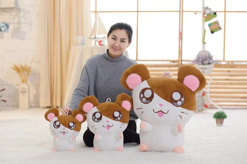 1pc 60cm Hamster Mouse Plush Toy Stuffed Soft Animal Hamtaro Doll Lovely Kids Baby Toy Mickey Mouse Birthday Gift for Children