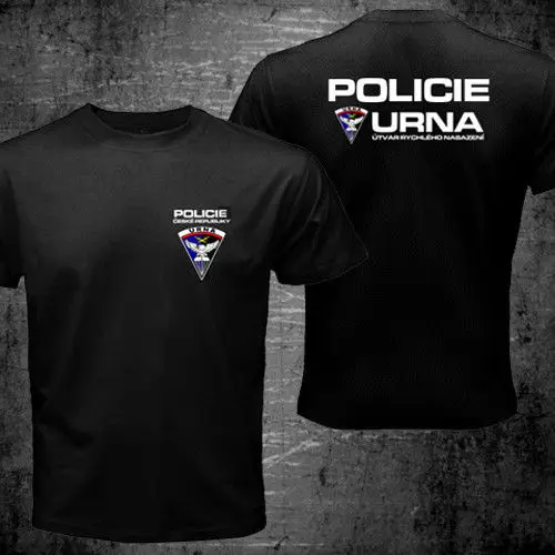  New Urna Czech Republic Tactical Police Swat Anti Terrorist Military T Shirtt Shirt 2019 New Men Ho