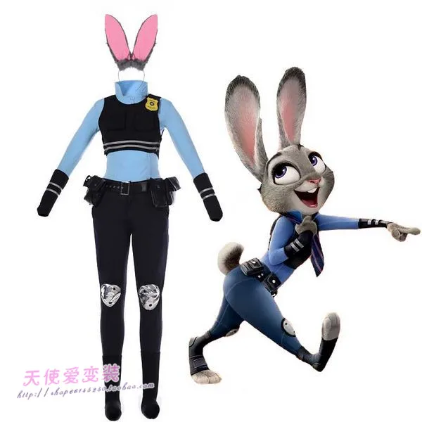 

Disney crazy Halloween Judy adult animals city police pack bunny COSPLAY anime costume