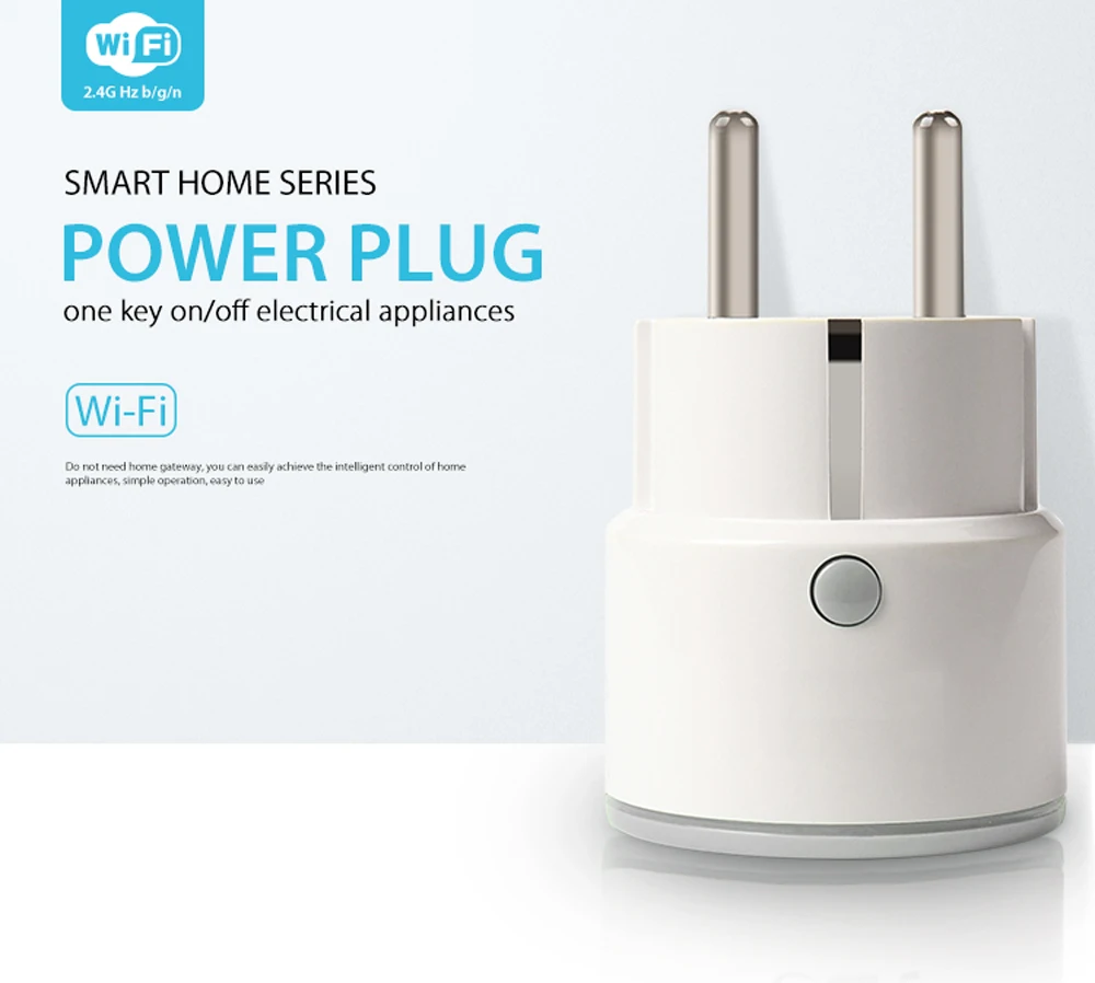 Wi-Fi Smart Plug ЕС адаптер Мощность Plug Wi-Fi переключатель мини розетка с Функция времени Поддержка Amazon Alexa Google дома IFTTT