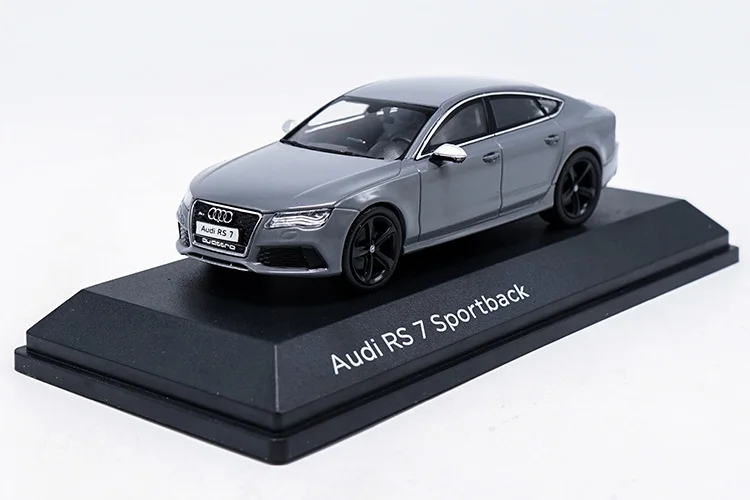 

1:43 Diecast Model for Audi RS7 Gray Sportback Alloy Toy Car Miniature Collection Gifts