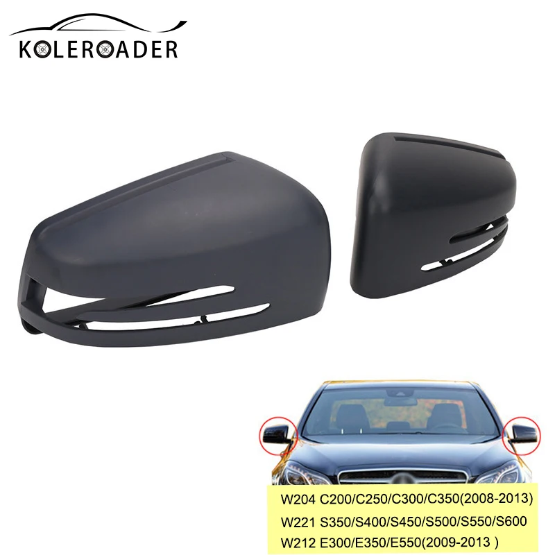 For Mercedes-Benz W204 W212 C300 S350 E550 2007-2013 Door Mirror Glass Left Side