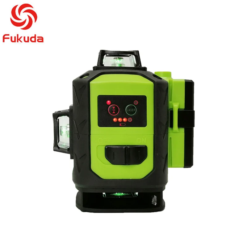Fukuda 12/16 Linien 4D Green Laser Level LR6/Lithium-Batterie Selbst Nivellierung Horizontale & Vertikale Kreuz linien Verwenden Können Empfänger Fukuda 12/16 Linien 4D Green Laser Level LR6/Lithium-Batterie Selbst Nivellierung Horizontale & Vertikale Kreuz linien Verwenden Können Empfänger