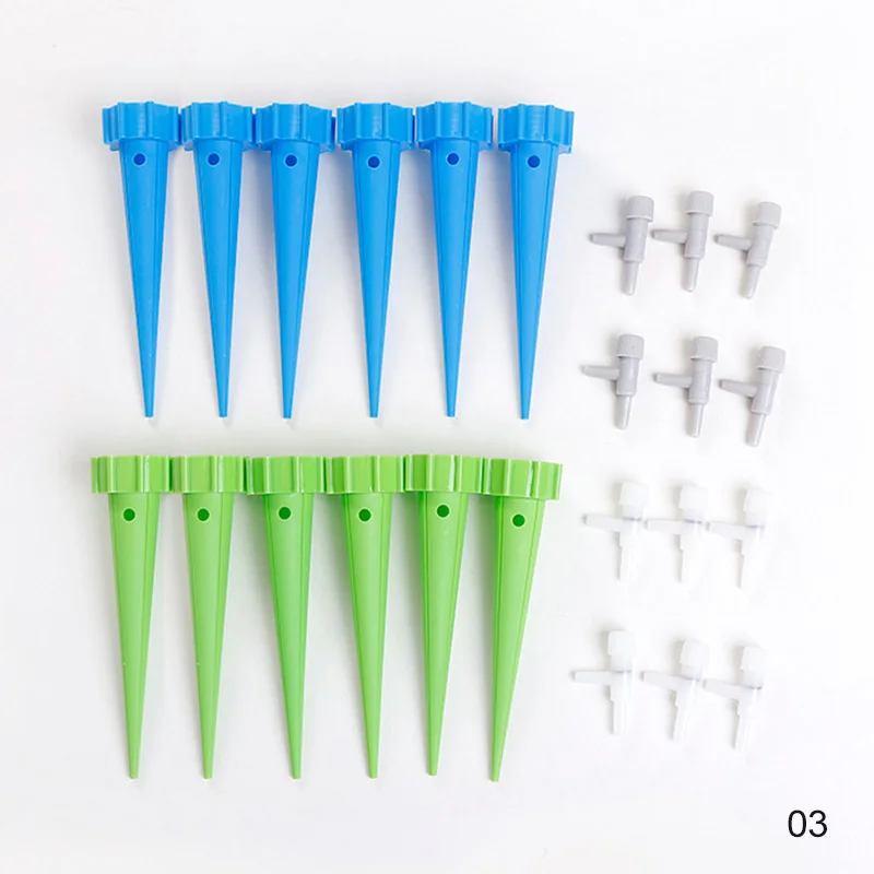 

Plant Self Watering Adjustable Stake Water-dropper Automatic Watering Spike Irrigation Dripper with Switch Control Valve LC
