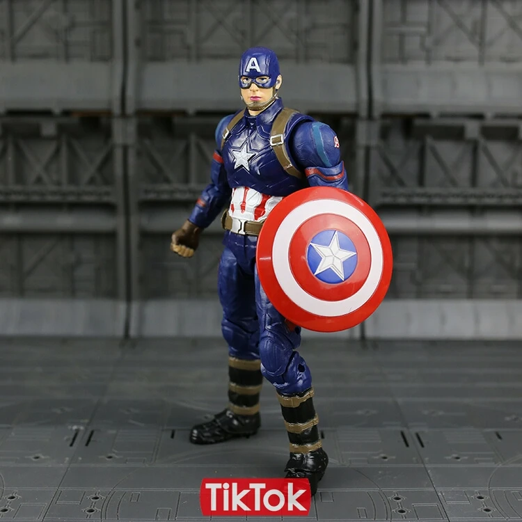 Капитан Америка Civil War Железный человек черный пантера, зимний солдат черная Widow Hawkeye Vision Алая ведьма игрушечная фигурка модель подарок