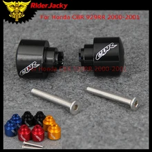 Логотип "CBR" мотоциклетные рукоятки заканчивается наконечники велосипедного руля крышки для Honda CBR 929RR CBR929RR CBR929 RR 2000-2001