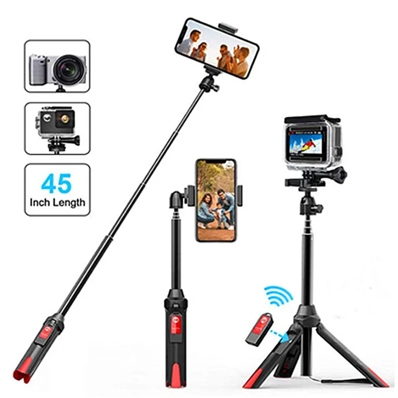 

Mobile video live tripod desktop mobile phone holder portable tripod remote Bluetooth remote control self-timer outdoor shooting