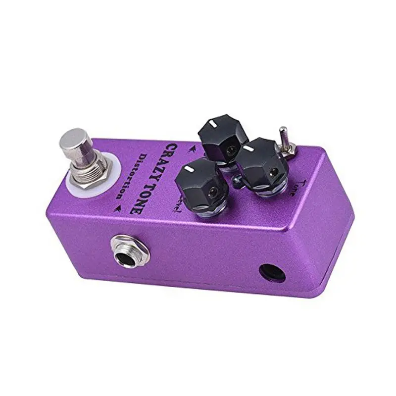 MOSKY CRAZY TONE RIOT Distortion Одиночная педаль эффектов для гитары True Bypass Guitar - Color: Purple