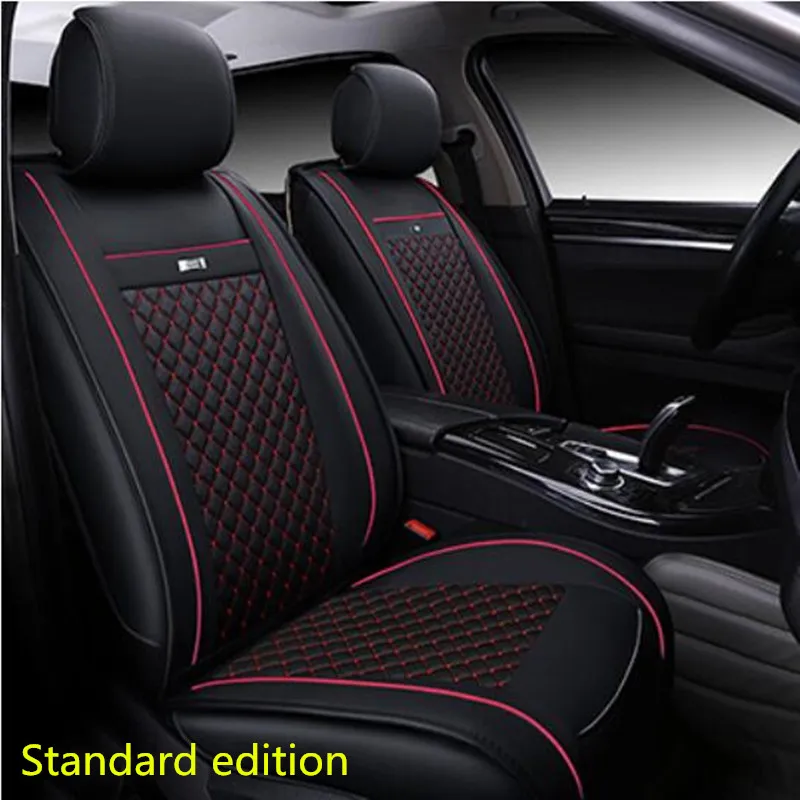 

Universal Leather Car Seat Covers for Nissan note qashqai j10 almera n16 x-trail t31 navara d40 murano teana j32