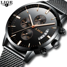 2017 New Watches Men Luxury Brand LIGE Chronograph Men Sports Watches Waterproof Full Steel Quartz Men's Watch Relogio Masculino 2017 New Watches Men Luxury Brand LIGE Chronograph Men Sports Watches Waterproof Full Steel Quartz Men's Watch Relogio Masculino