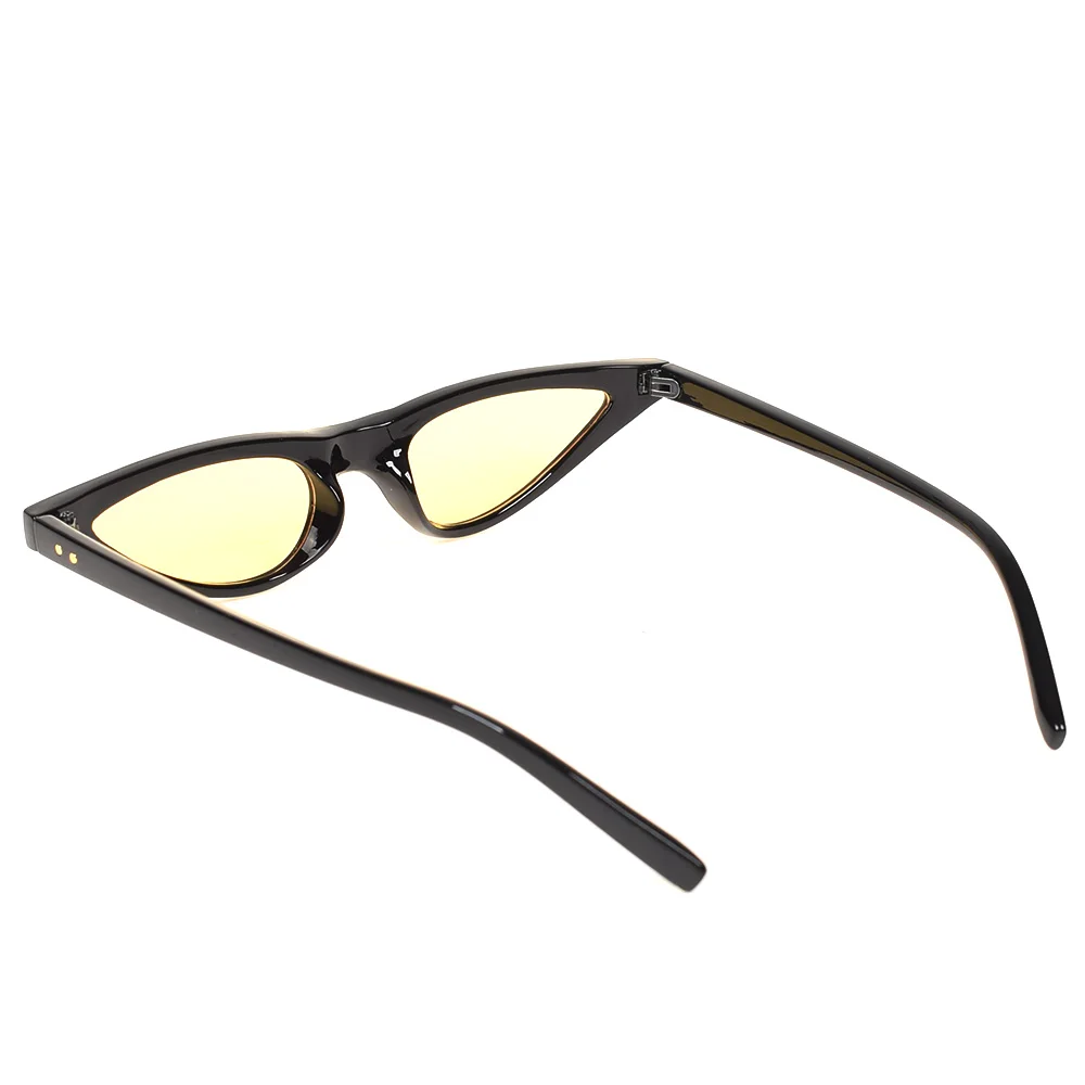 Кошачий глаз солнцезащитные очки женские маленькие треугольные очки винтажные стильные Cateye Солнцезащитные очки женские UV400 очки