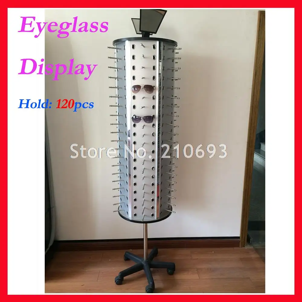 

FD1013 Hold 120pcs New Rotatable Glasses Eyewear Sunglasses Eyeglasses Display Stand
