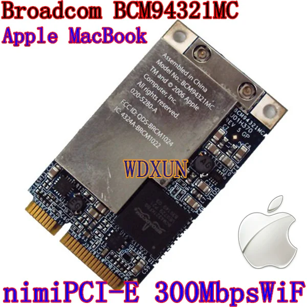 Broadcom BCM94321 BCM94321MC WiFi беспроводной wlan 300Mps мини pcie Карты