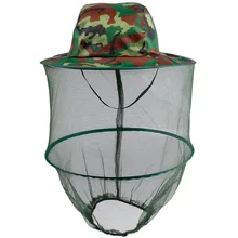 Пчеловодство камуфляж шляпа Москитная пчелы, насекомые сетки шляпа с вуалью лицо голова Шеи Обертывание протектор Сетчатая Маска для лица шляпа пчеловодство инструменты