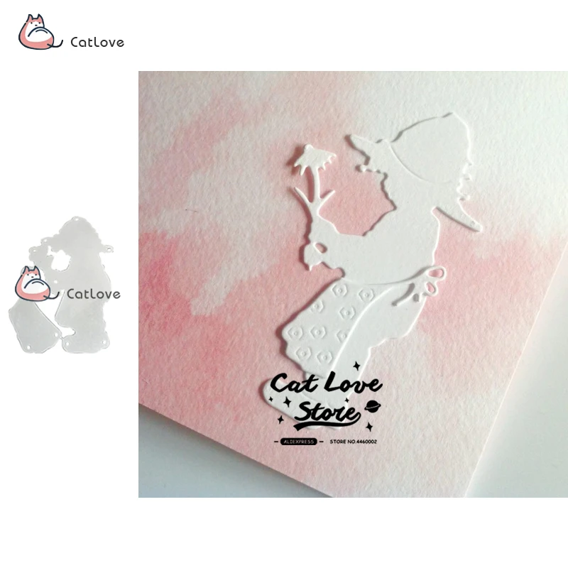 

Lovely Child Kid Metal Cutting Dies Stencils For DIY Scrapbooking Paper Card Decorative Craft Dies Embossing Die Cuts New 2019