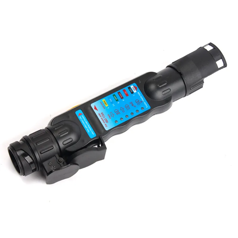 Airkoul 12V  Vehicle Car Trailer Tester 713 Pin Towing Light Cable Circuit Plug Socket  with 2 Adapters Car Accessories (3)