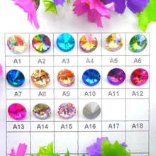 Rivoli – colle cristal sur strass, 6mm, 8mm, 10mm, 12mm, 14mm, 16mm, 18mm, perles, accessoires de bricolage