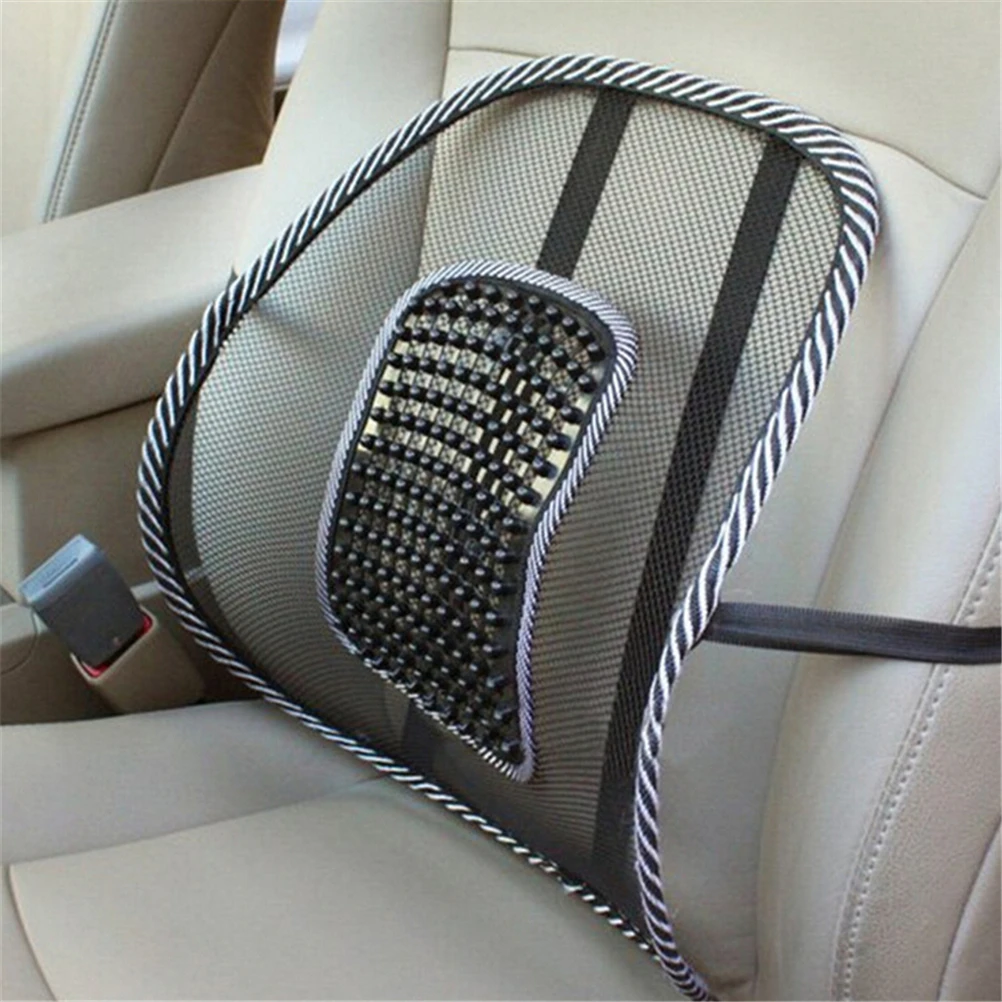 Massage Vent Mesh Lumbar Lower Back Brace Support Car Seat ...