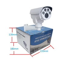 Free shiping MINI PTZ AHD 1920×960 10X Auto Focus Zoom 5-50mm HD Lens Bullet IR Waterproof CCTV Camera with DC Power Supply