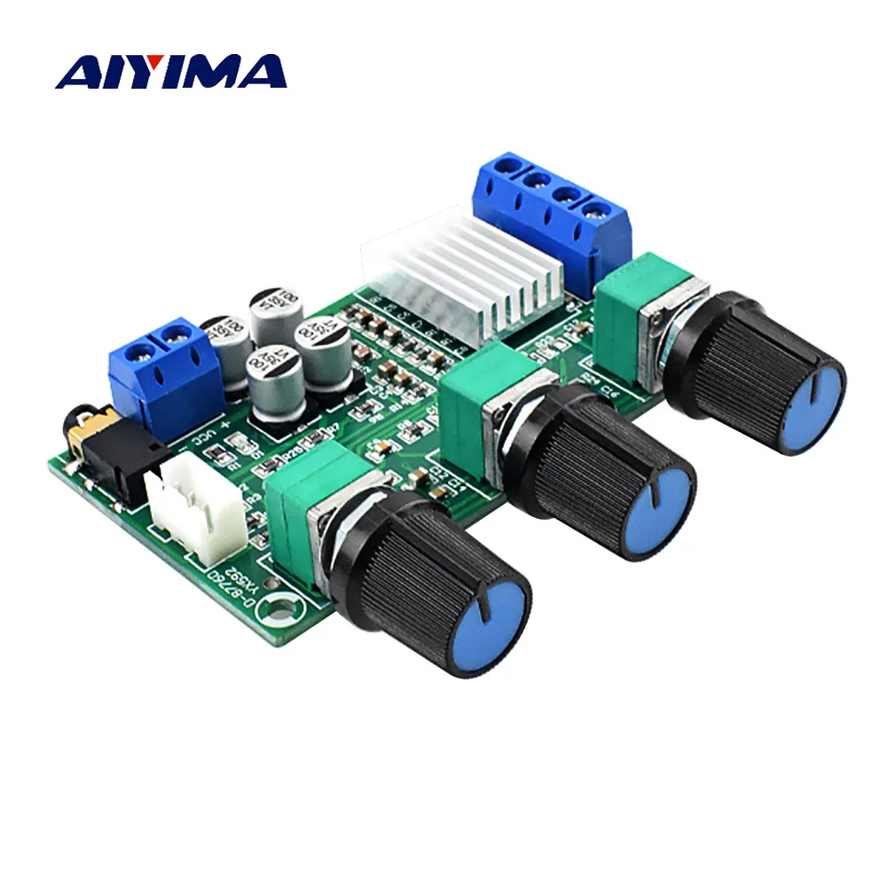 

AIYIMA TPA3116D2 Power Amplifier Board 2*80W Stereo 2.0 Channel Digital Audio Amplifiers AMP With Bass Treble Adjustment