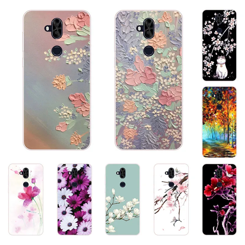 

for Asus Zenfone 5 Lite ZC600KL case,Silicon Full flower Painting Soft TPU Back Cover for Asus Zenfone 5 Lite ZC600KL Phone case