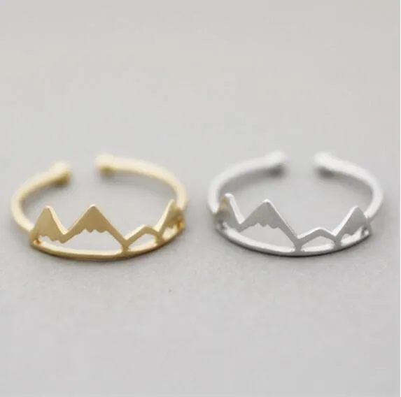 New Fashoin Open Mountain Rings For Women Birthday gift