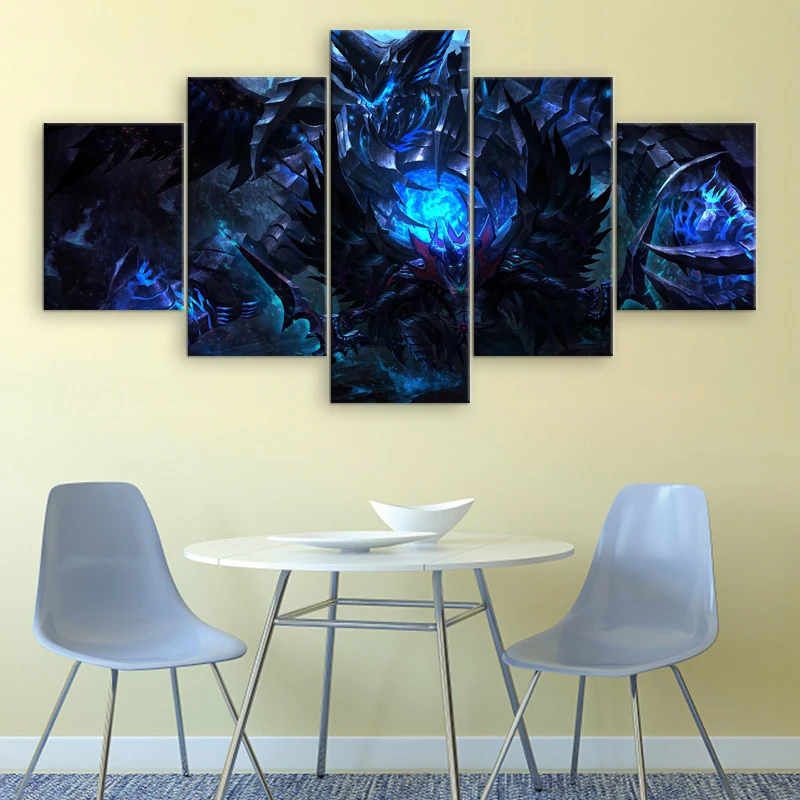  5 Panel Painting For Living Room Canvas Print DOTA 2 Terrorblade Pictures Wall Art Game Poster Mode