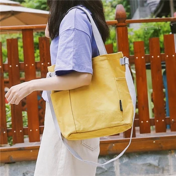 

2018 New Cool Stylish Female Bag Lady Canvas Shoulder Bag Women' s Handbag Hasp Crossbody bag for Women clutch bolsa feminina