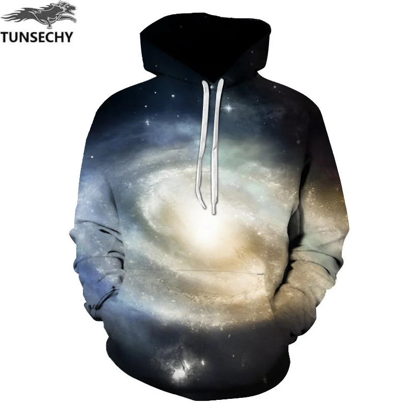 

TUNSECHY Space Galaxy Hoodies Men/Women Sweatshirt 3D Brand Clothing leisure Hoodies & Sweatshirts Wholesale and retail