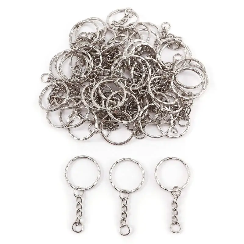 

Ring 25mm for keyring keychain 30mm silver metal jewelry DIY