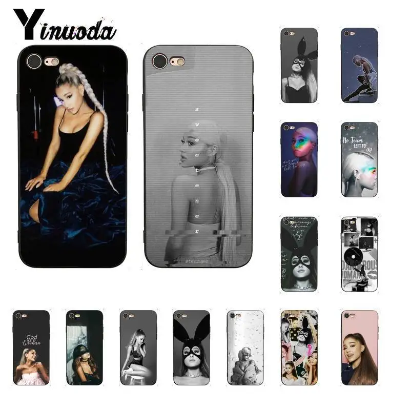 

Yinuoda No Tears Left To Cry ariana grande Black TPU Soft Phone Case Cover for iPhone8 7 6 6S Plus X XS MAX 5 5S SE XR 10 Cover