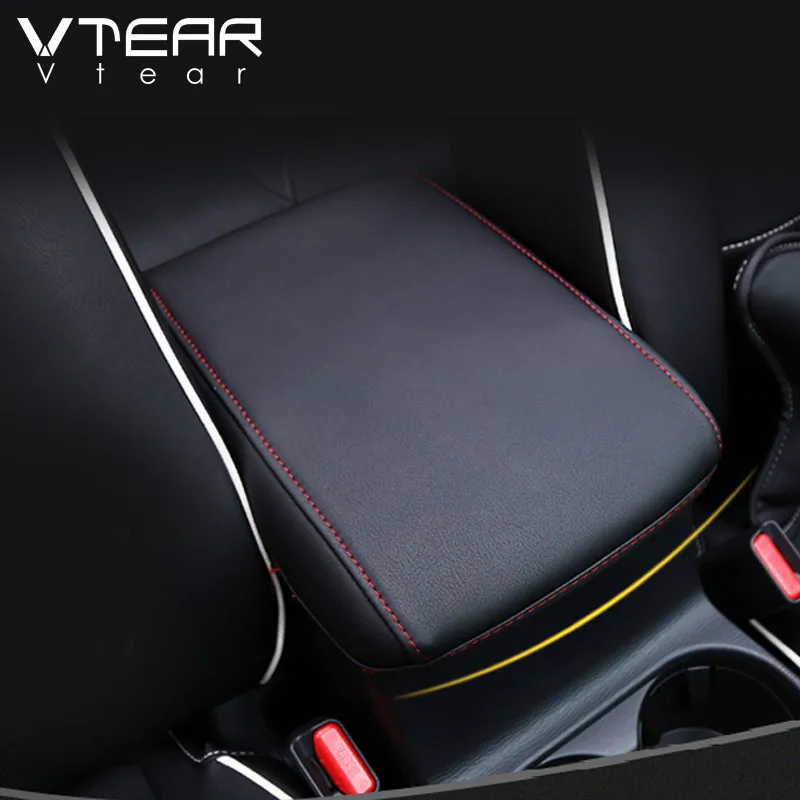 Защитный подлокотник Vtear центральный из искусственной кожи для Mazda аксессуары