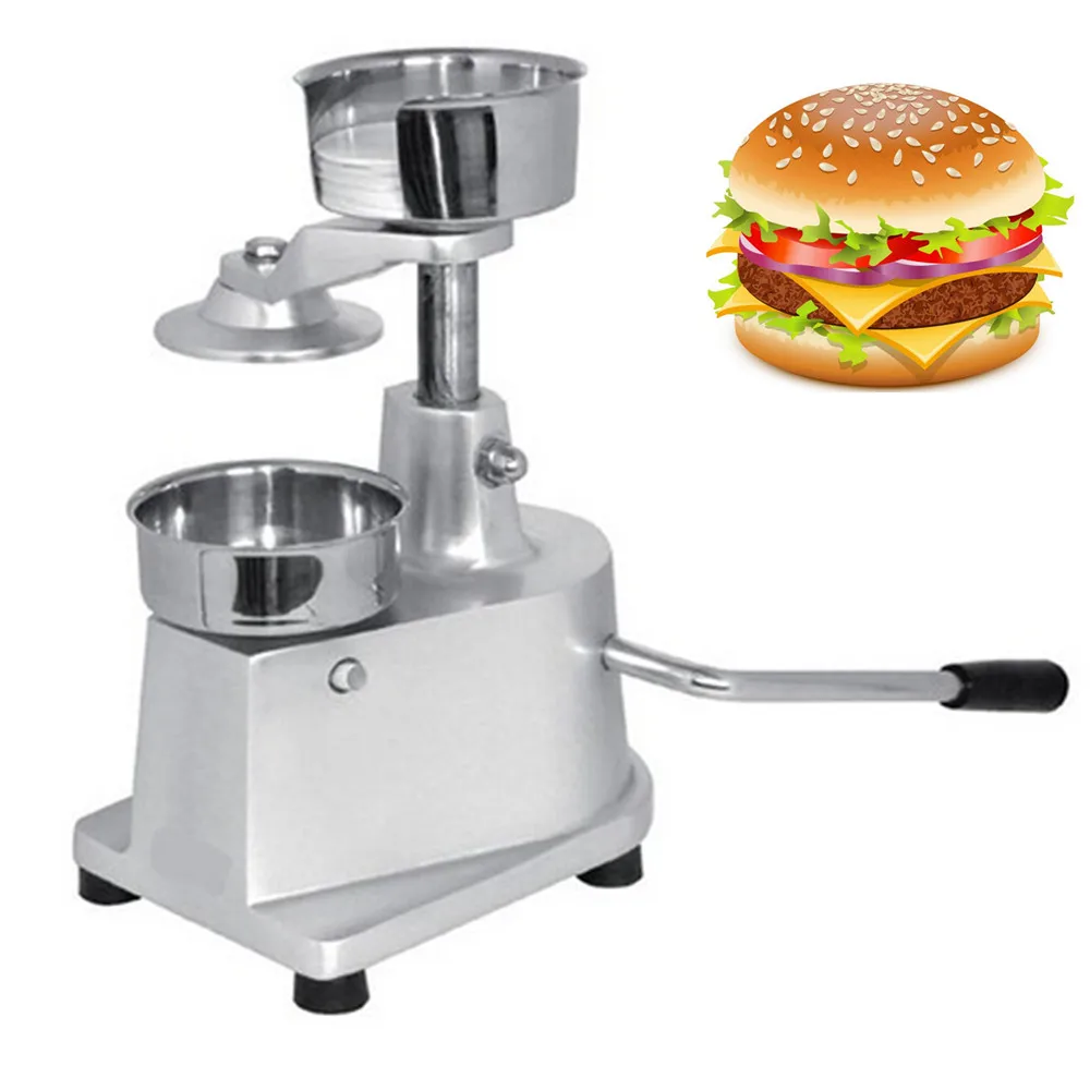 New Arrival 130mm Manual Hamburger Press Burger Forming Machine Round