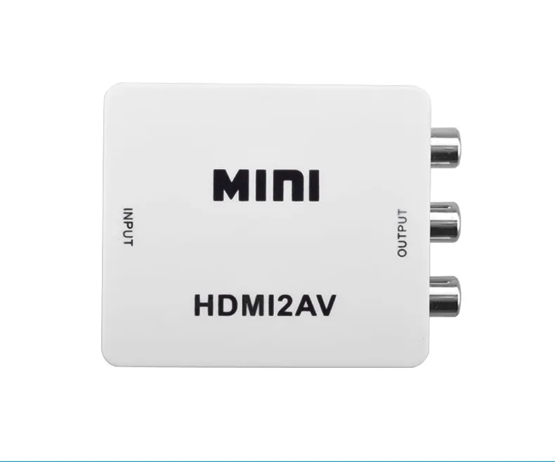 

1080P HDMI to AV HDMI to RCA AV2HDMI Mini HDMI to AV Converte Signal Converter for TV,VHS VCR,DVD Records Chipsets Shown HDMI2AV