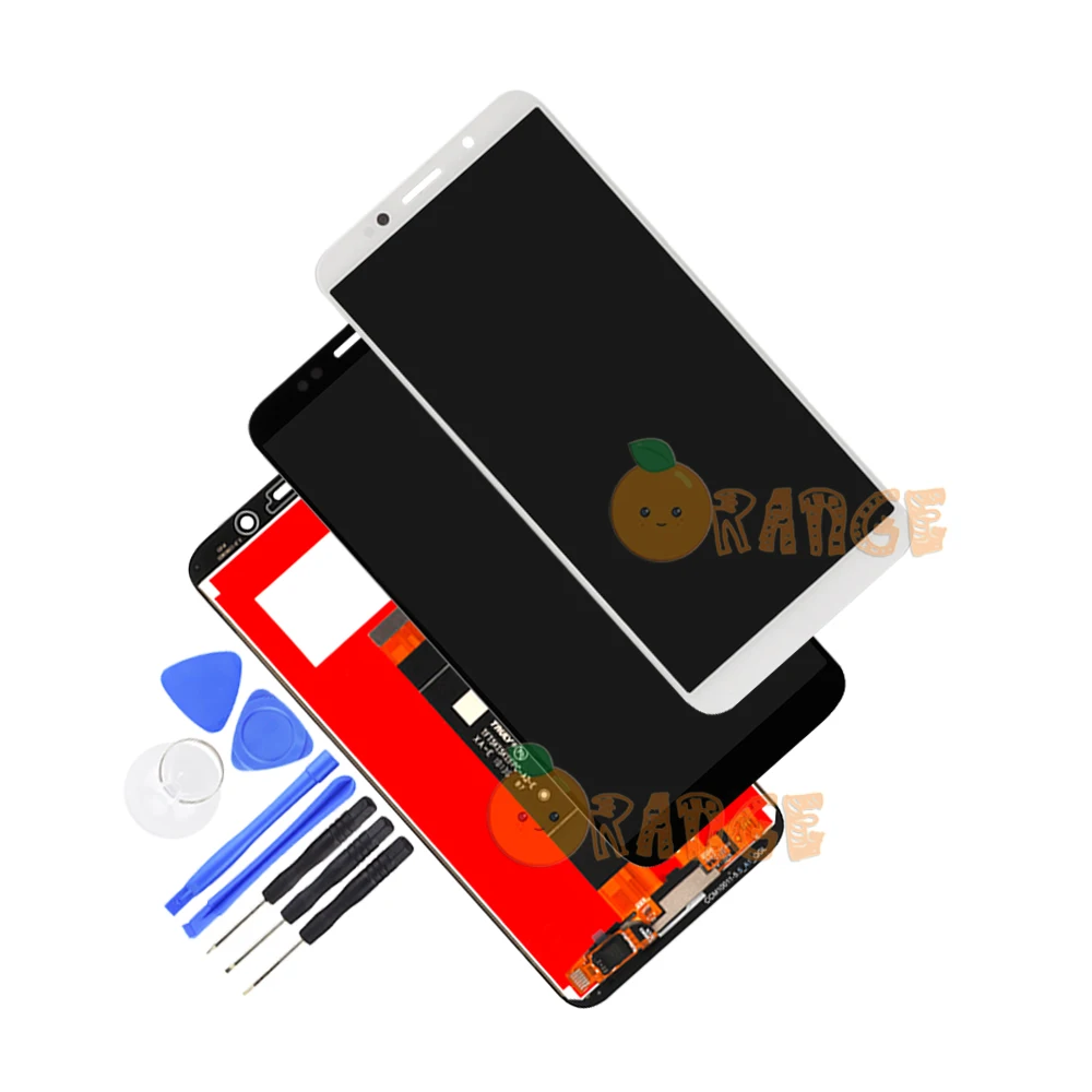 

5.45 inches New Full LCD DIsplay + Touch Screen Digitizer Sensor Assembly Replacement For Huawei Y5 lite ( 2018) DRA-LX5+Tools