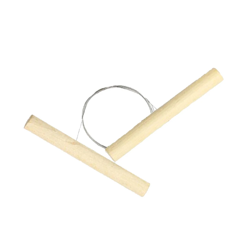 

DIY Pottery Tool Tool Handmade Art Works Soap Useful Ceramic Wire Clay Cutter Cheese Dough Wood Handle Candles Crafts Plasticine