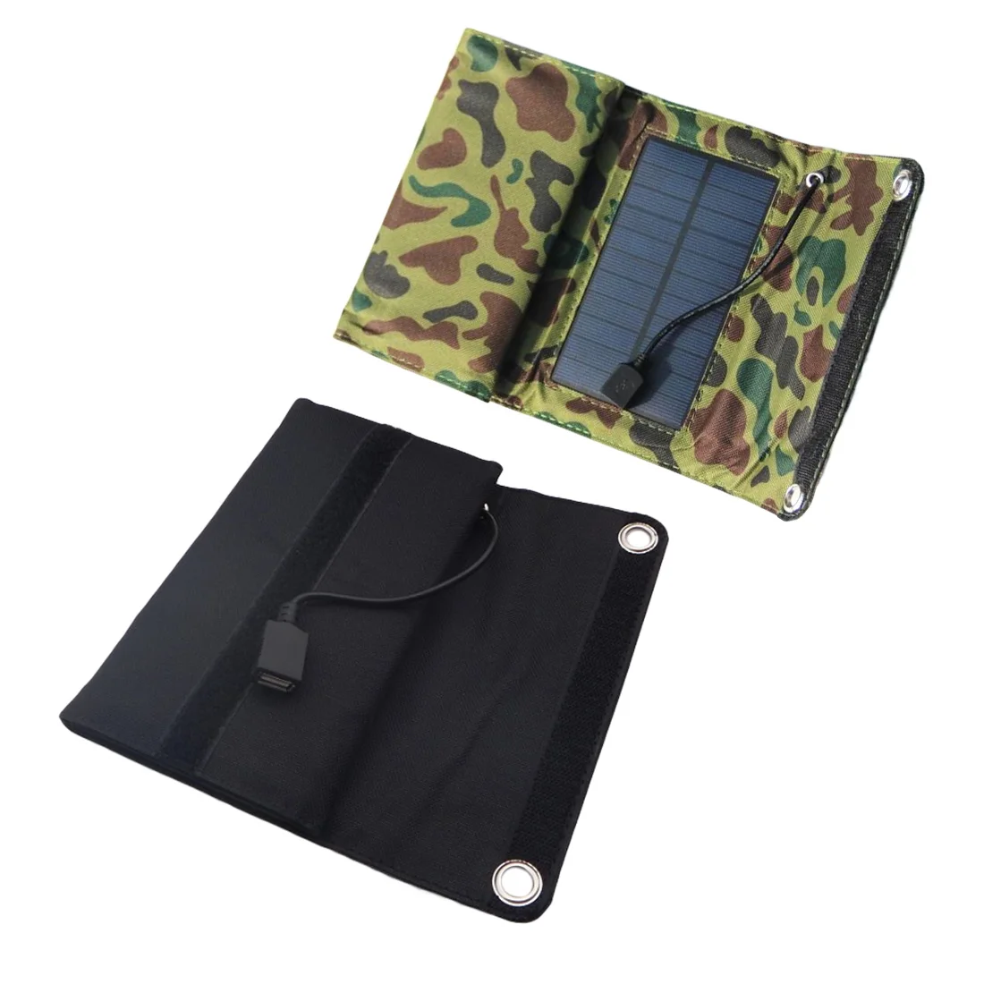 

1.75W 5V Portable Solar Panel Mobile phone Charger DIY Polysilicon Foldable Solar USB Battery Chargers Solar Power Bank Charger
