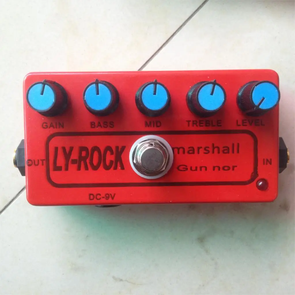 DIY MOD Marshall Guv Nor педаль искажения овердрайв электрогитара Stomp Box Эффект усилителя