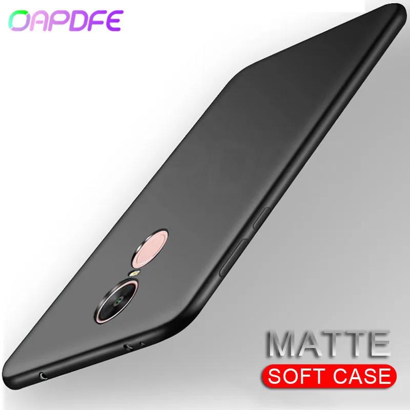 

Black Matte Silicone Case For Xiaomi Redmi Note 4 4X 5 5A note 6 Pro Soft Cover Protective Cases for Redmi 4X 5A redmi 5 Plus S2