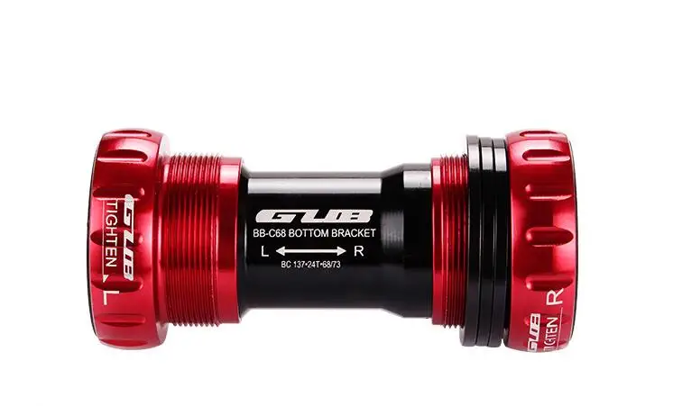 جديد GUB C-68 BB 68 أسفل القوس 68 73 مللي متر المسمار/موضوع نوع BSA Crankset محامل دراجة محور الدراجات أجزاء MTB اكسسوارات