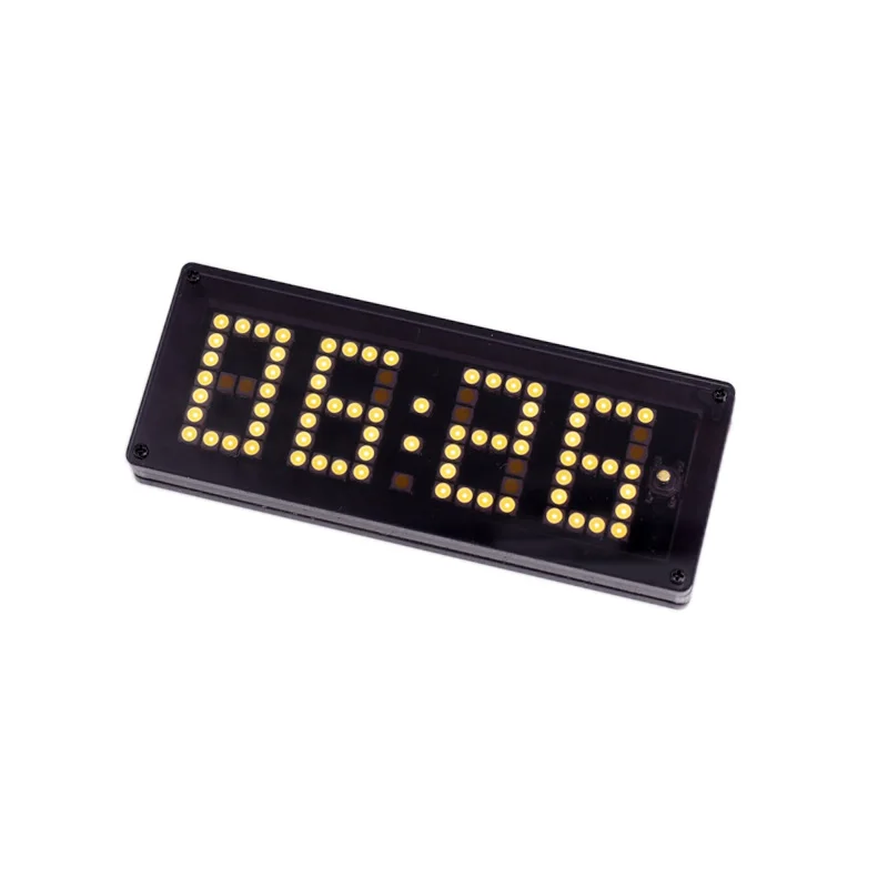 Car three in one time temperature voltage Multi function LED dot matrix clock Home modification DIY