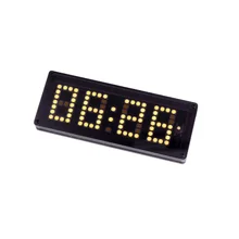 Car three in one time temperature voltage Multi function LED dot matrix clock Home modification DIY