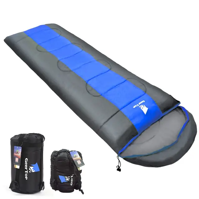 GeerTop Sleeping Bag With Compression Bag