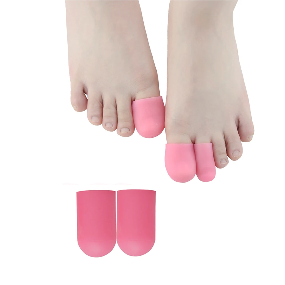Buy 4pcs Pink Gel Toe Foot Remover Blisters Bunion Little Toe Finger Protector