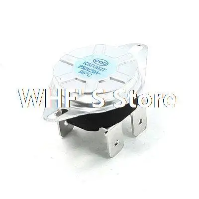 

N/C 4 Pin Terminals 95C Temperature Control Switch Thermostat AC 250V 20 Amp