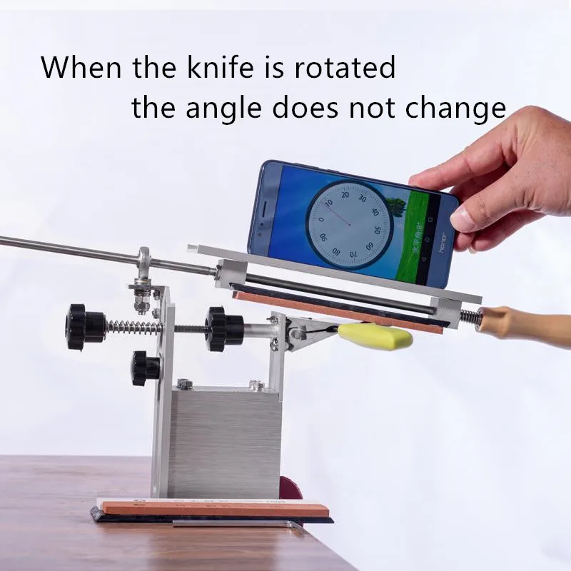 Professional Kitchen Knife Sharpener System Rotation 360 Degree  Pencil Apex Edge Pro Sharpener with 3 Stones free shipping