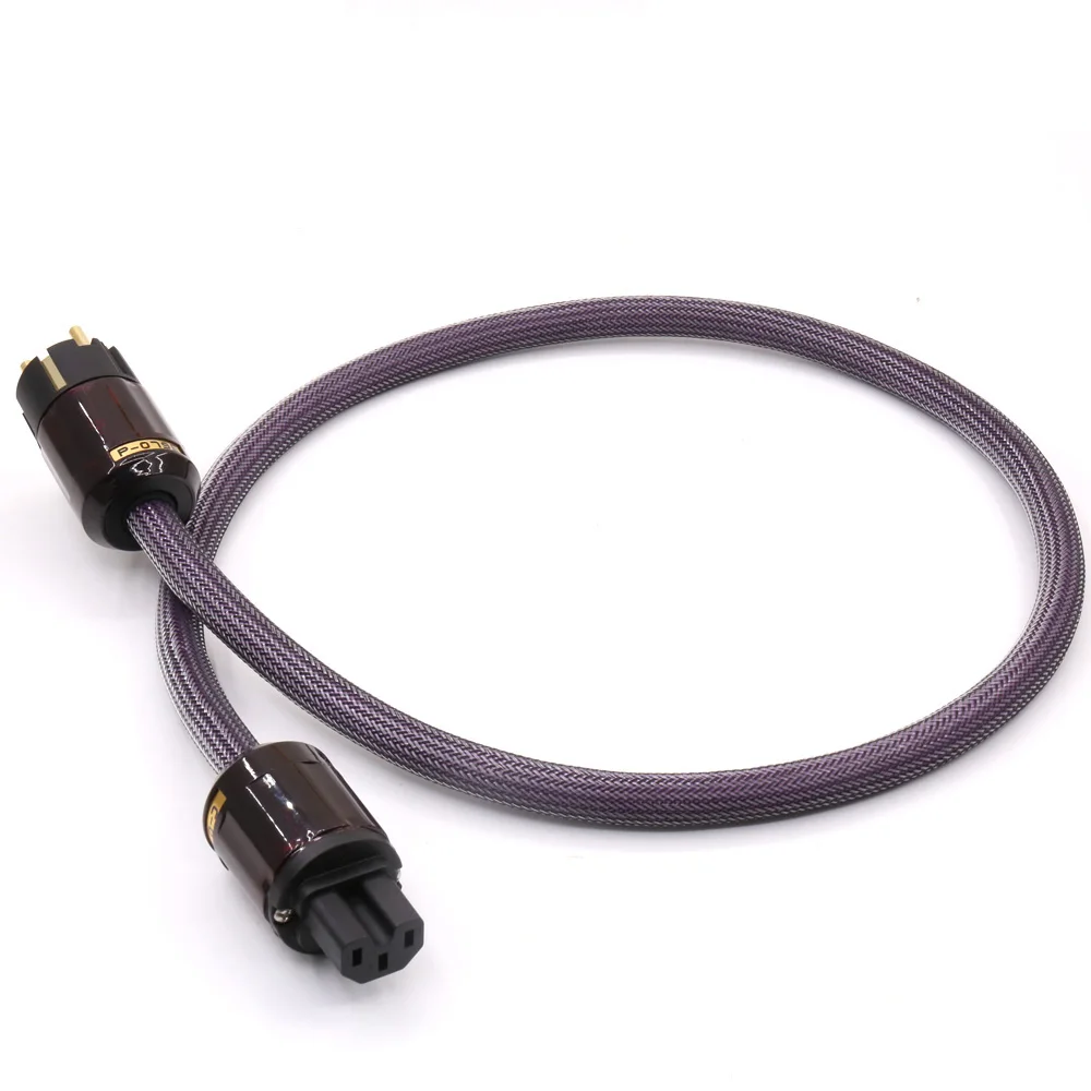 Hifi bullk cable with P-079E/C-079 Power plug EU Schuko AC power cord for HIfi AMP CD player | Электроника