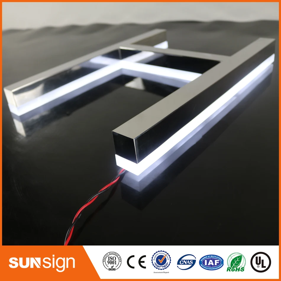 

Shanghai plastic channel letters backlit letter signs